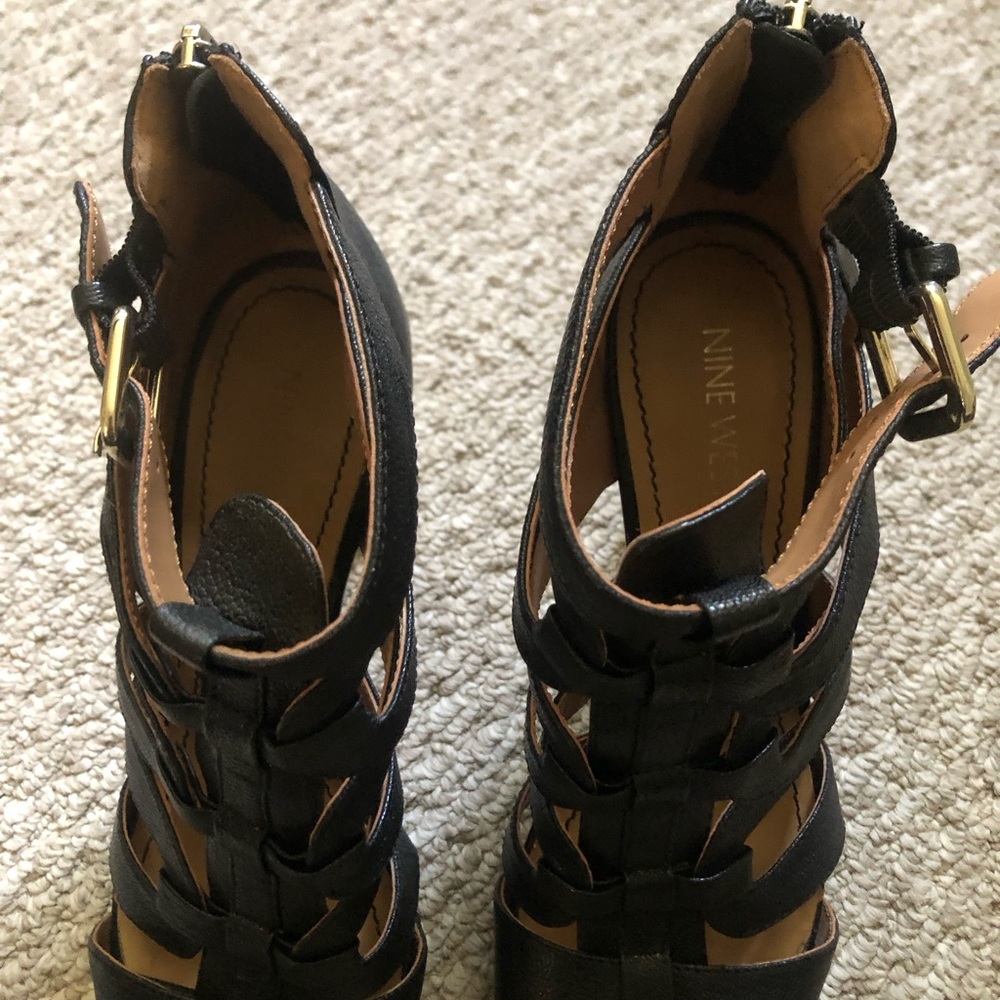 Nine West Gladiator Platforms size 8 - Picture 8 of 10